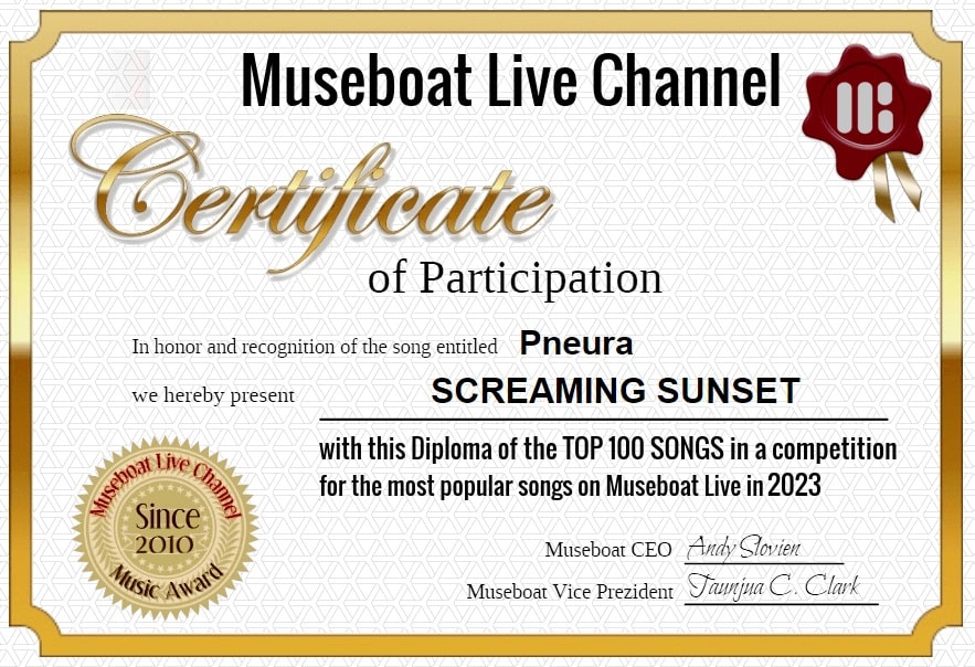 SCREAMING SUNSET on Museboat LIve